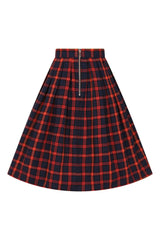 CHRISTMAS CHECK SKIRT