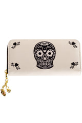 On The Line Skull Wallet