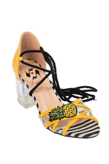 MOANA BLOCK HEEL SANDALS