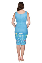 50S HOLIDAY WIGGLE PENCIL DRESS