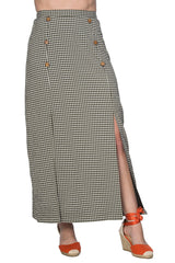 SUMMER BREEZE SLIT DETAIL SKIRT