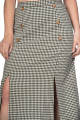 SUMMER BREEZE SLIT DETAIL SKIRT