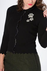 FOOT PRINT CARDIGAN
