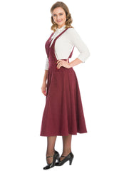 LIFES A PEACH PINAFORE DRESS