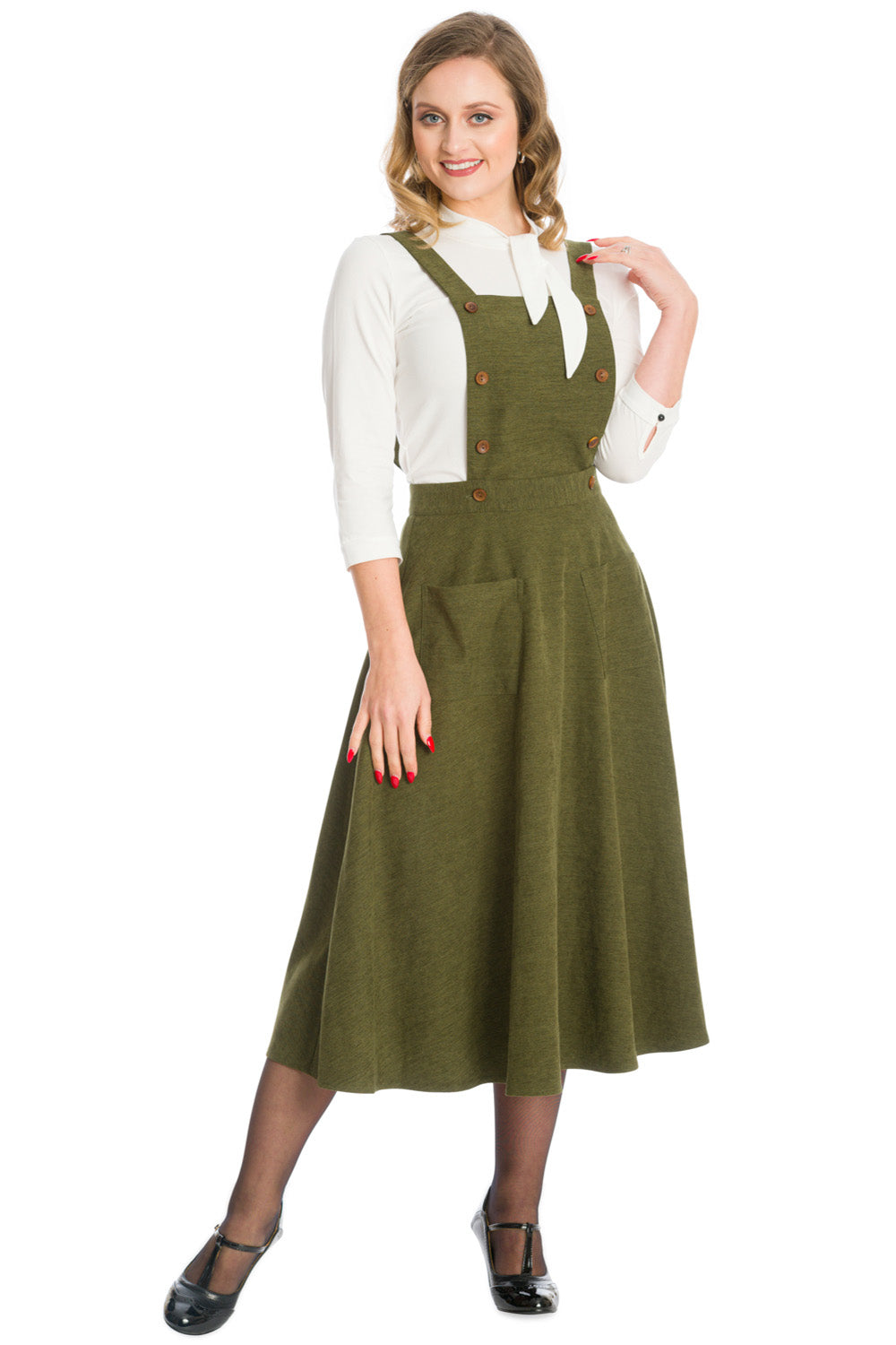 LIFES A PEACH PINAFORE DRESS