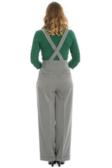 Banned retro 1940s Her favourite trouser High waisted with pockets and detachable suspenders
