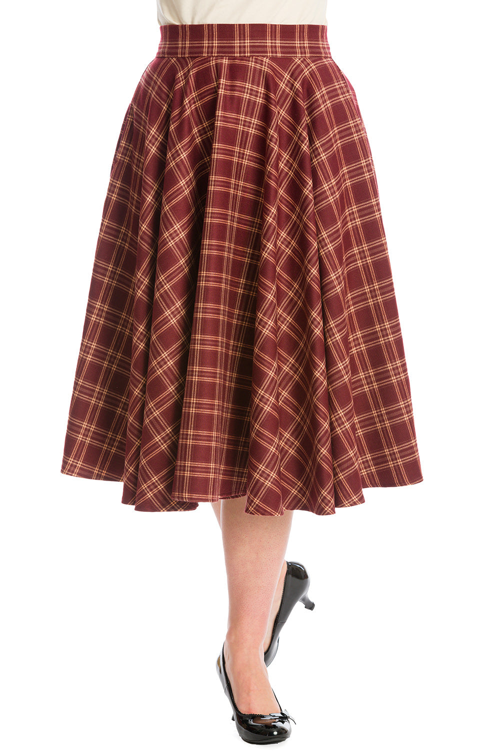 ADORE HER CHECK SKIRT
