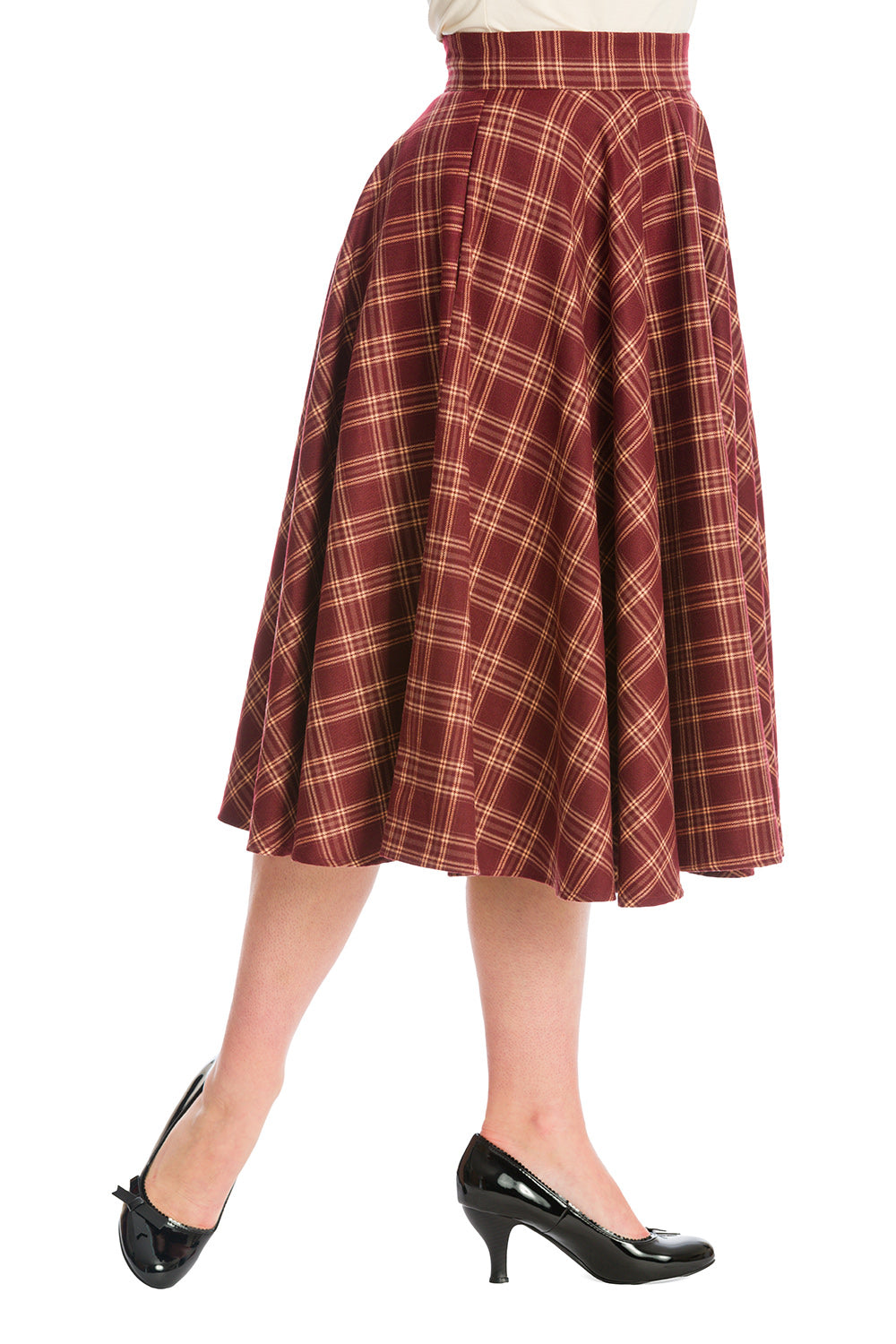 ADORE HER CHECK SKIRT