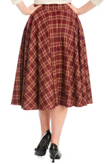 ADORE HER CHECK SKIRT