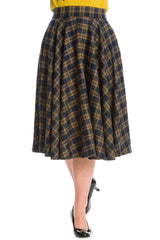 ADORE HER CHECK SKIRT