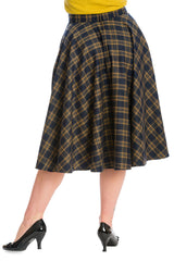 ADORE HER CHECK SKIRT