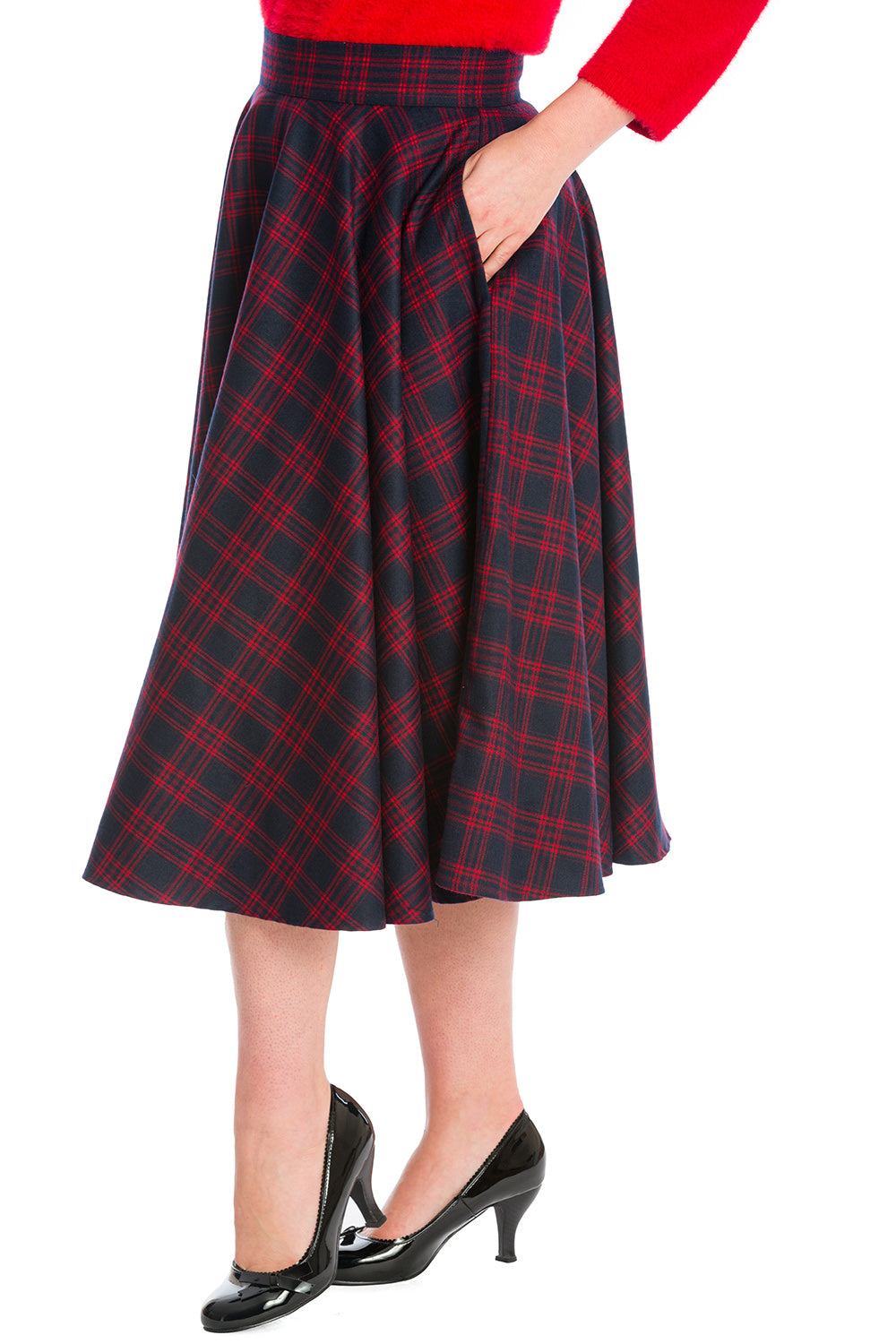 ADORE HER CHECK SKIRT