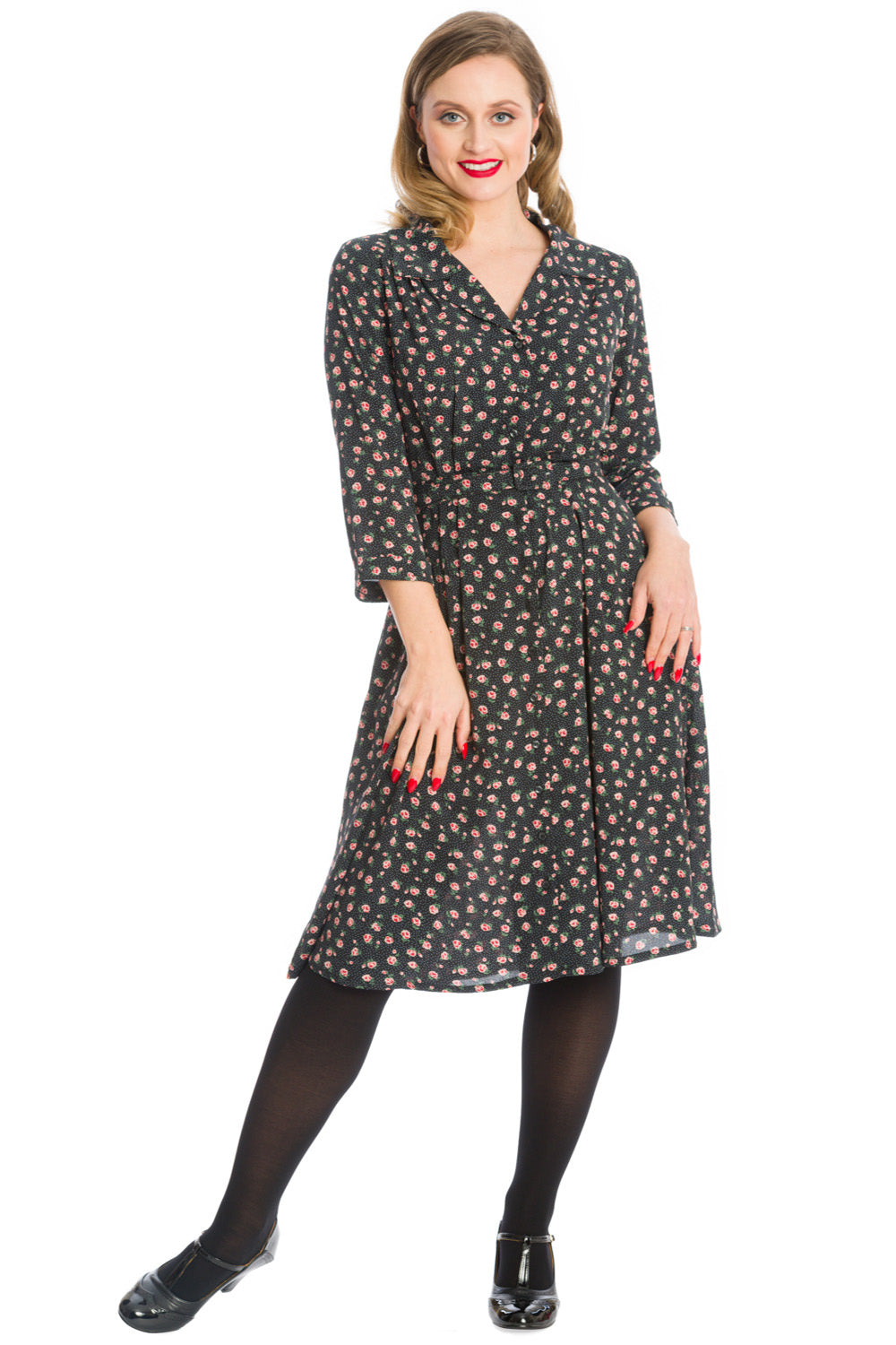 WINTER ROSE DRESS