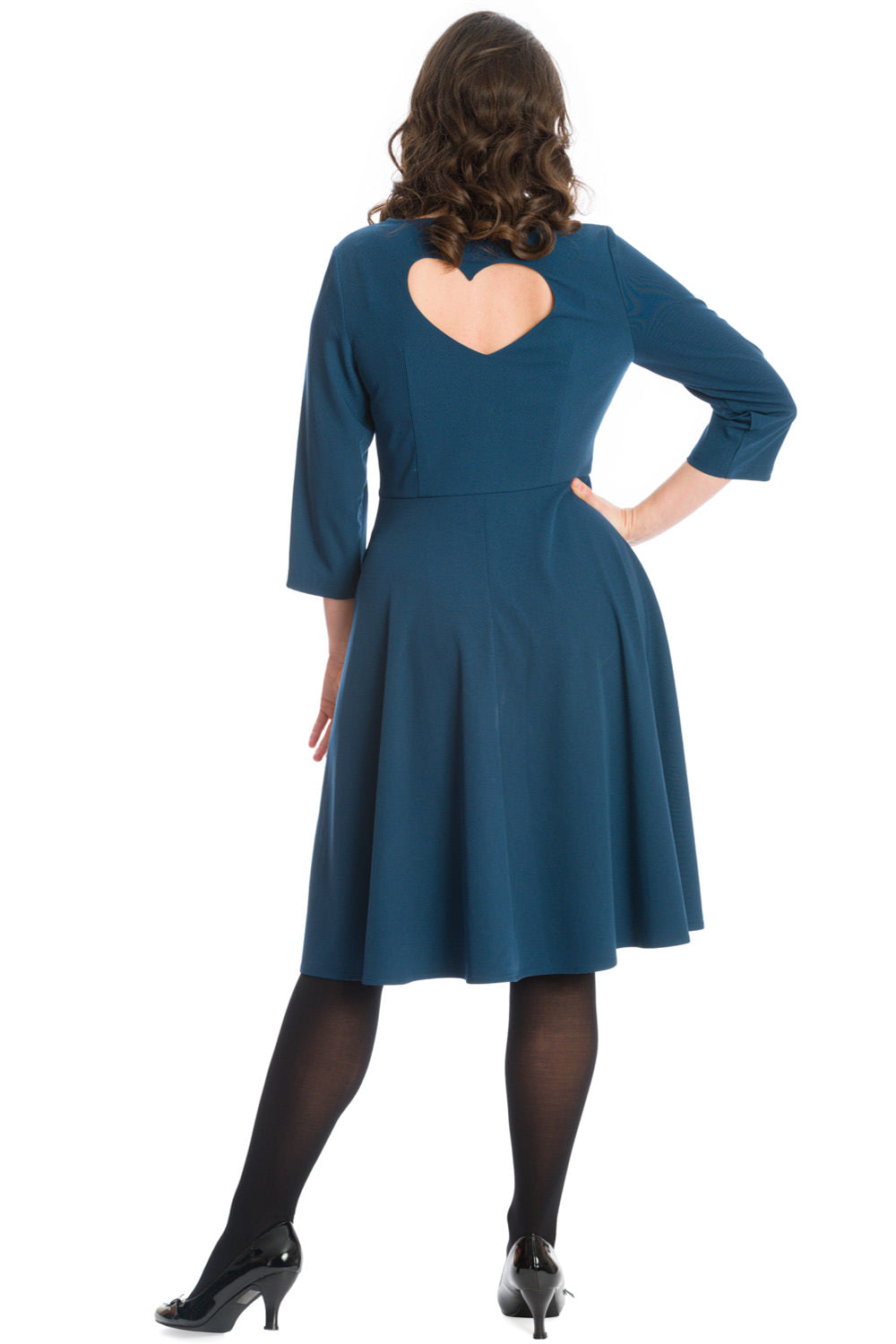 TRUE HEART FIT AND FLARE DRESS