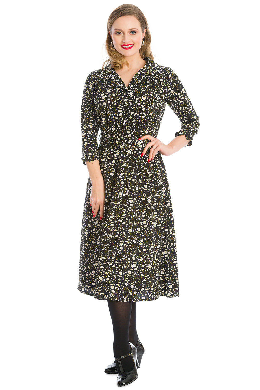 WINTER BLOOMS DRESS