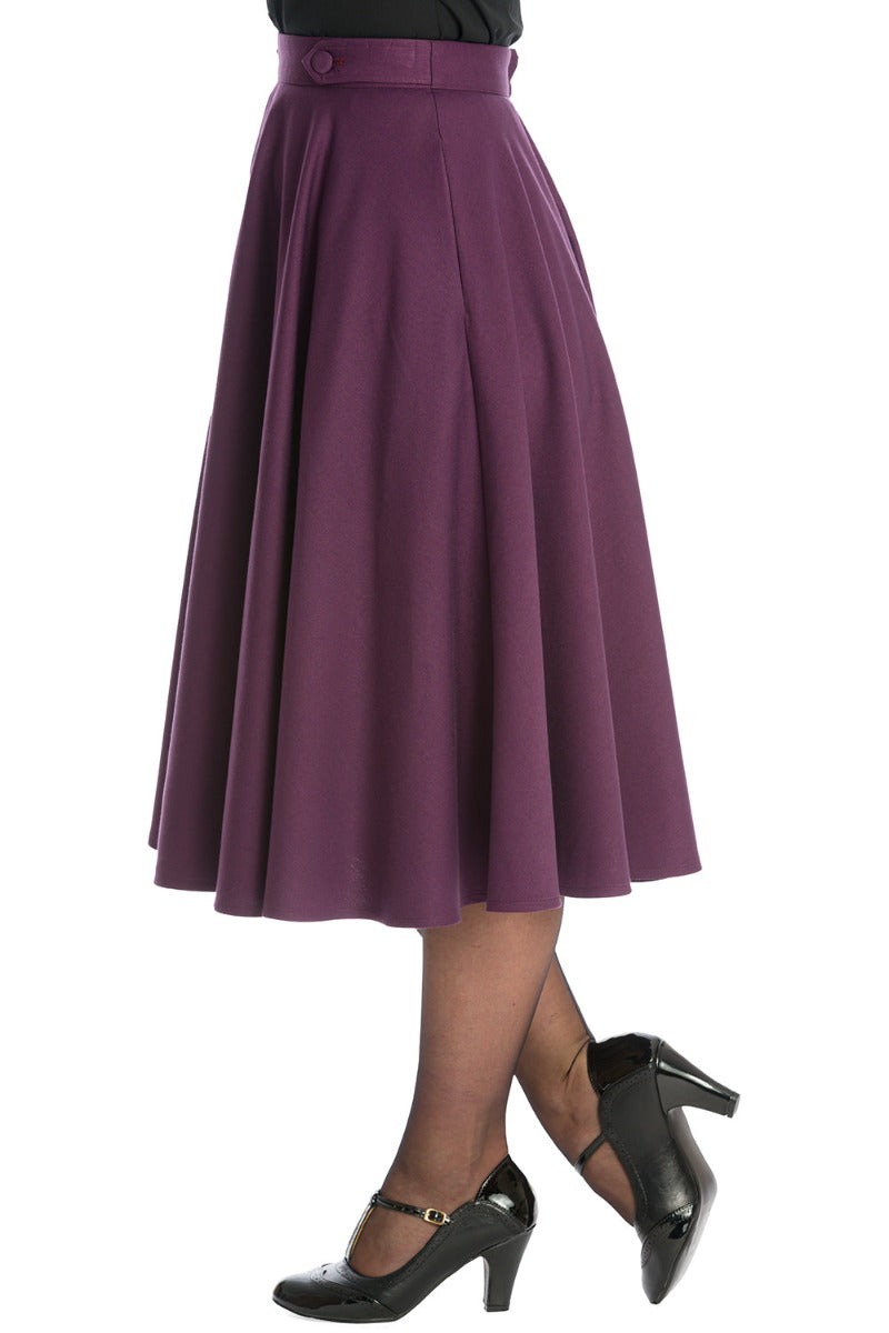 Banned Retro 1950's Di Di Swing Skirt With Pockets