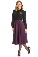 Banned Retro 1950's Di Di Swing Skirt With Pockets