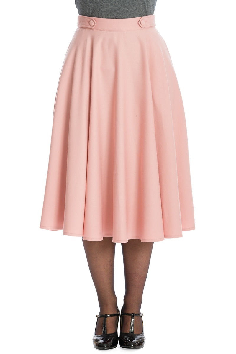 Banned Retro 1950's Di Di Swing Skirt With Pockets