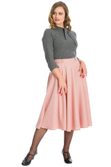 Banned Retro 1950's Di Di Swing Skirt With Pockets