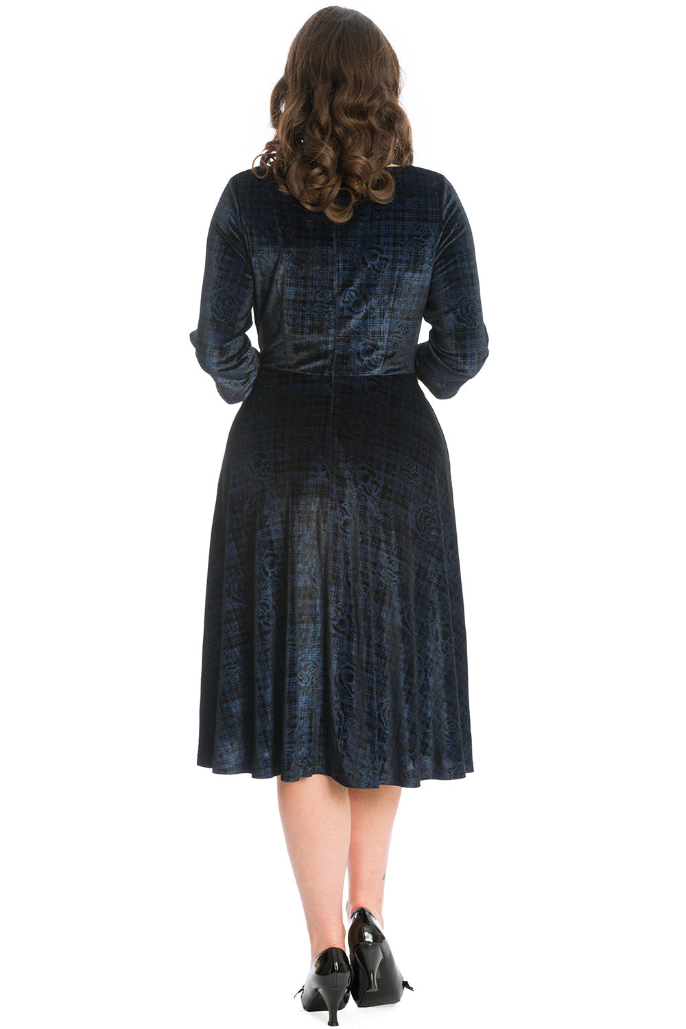HALLOWEEN POISE FIT & FLARE DRESS