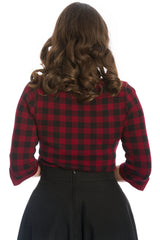 HOUNDSTOOTH KNIT JUMPER