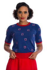 Banned Retro Regatta Boy Ruby Jumper