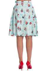 VINTAGE GLOBE WRAP SKIRT