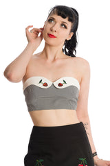 Banned Retro Bitter Sweet Cherry Tube Top