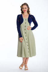 Banned Retro Summer Berry Emma Bolero Navy