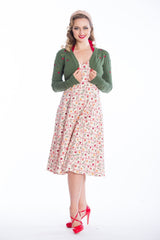 Banned Retro Summer Berry Emma Bolero Green