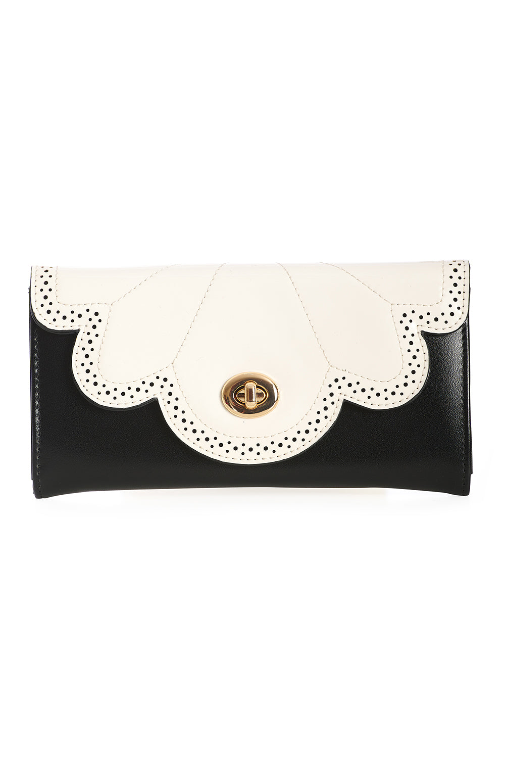 SCALLOPED WALLET