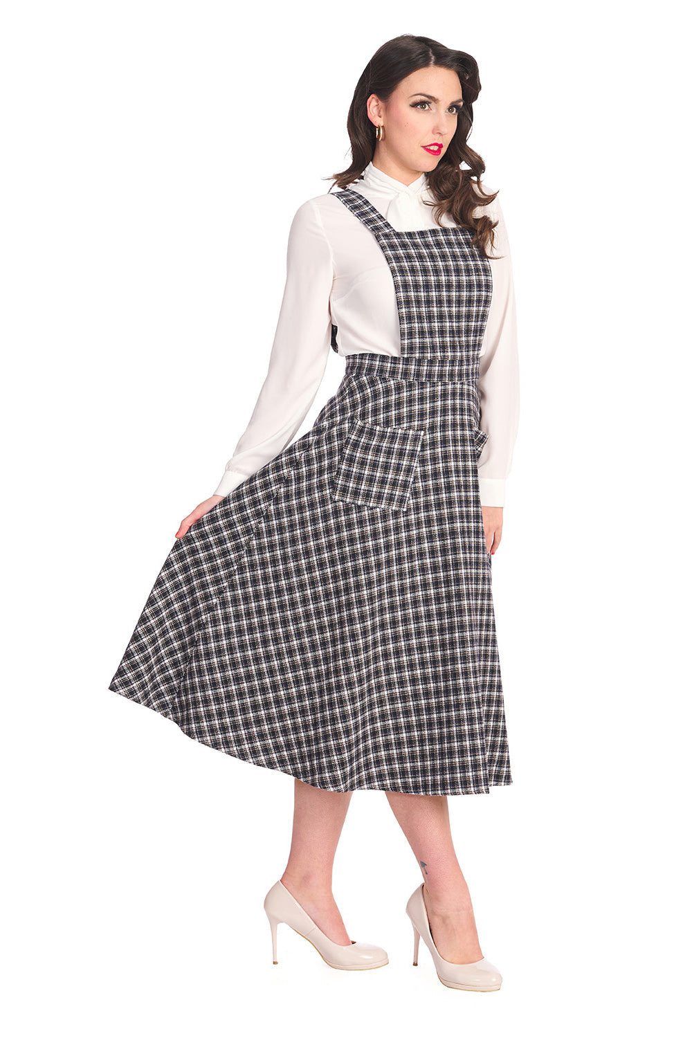 HOLLY PINAFORE DRESS