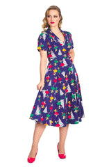VINTAGE CHRISTMAS SWING DRESS