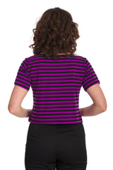 SWEET YET SPOOKY STRIPE TOP