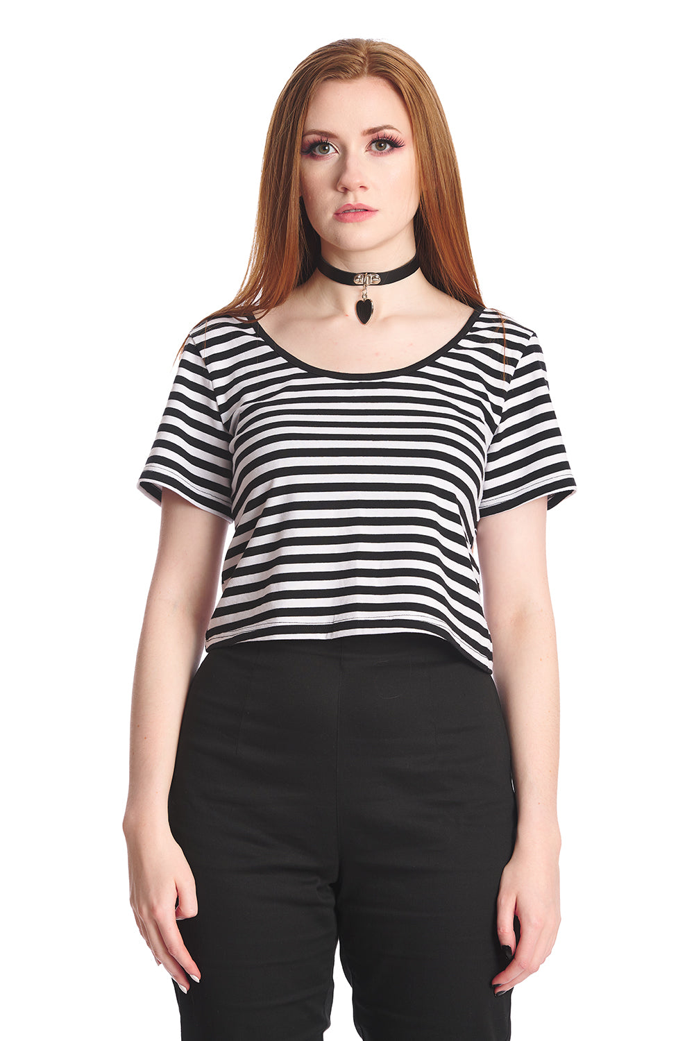 SWEET YET SPOOKY STRIPE TOP