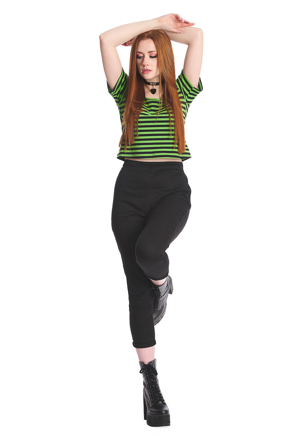 SWEET YET SPOOKY STRIPE TOP