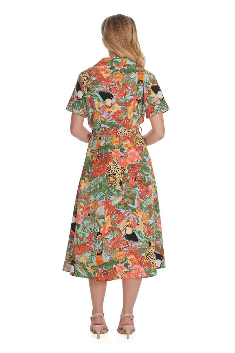 WILD PARROT DRESS