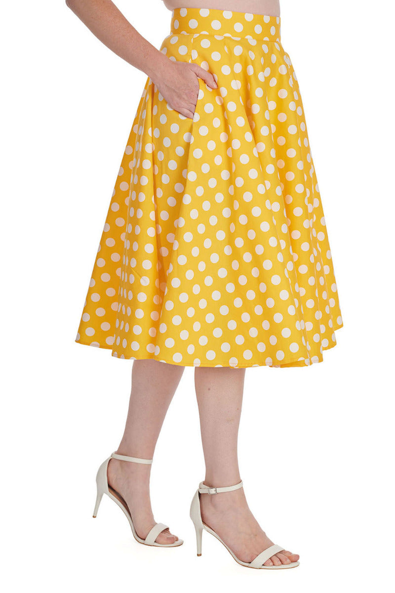 LEMON SPOT SKIRT