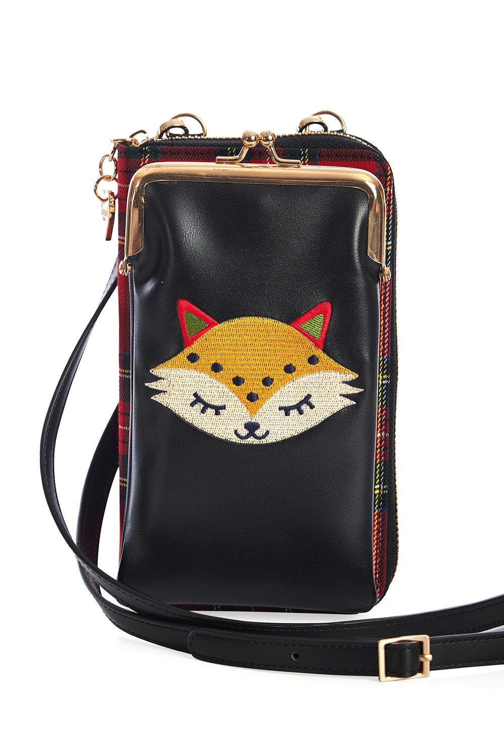 SCANDI FOX CROSSBODY BAG-Black-One Size-EU