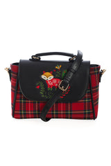 SCANDI CHRISTMAS FOX HANDBAG-Black-One Size-EU