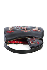 WOODLAND HIPPIE VIBES HANDBAG-Black-One Size-EU