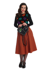 OCTOBER SPOOKS SWING SKIRT