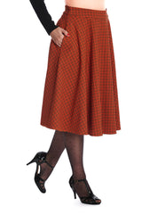 OCTOBER SPOOKS SWING SKIRT