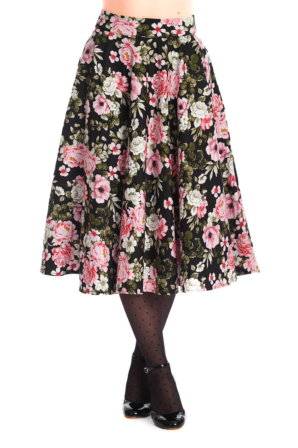 PINK BLOOM SWING SKIRT
