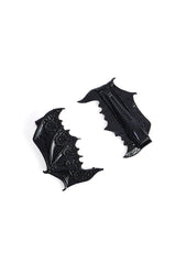 BATWING HAIR CLIPS-Black-One Size-EU
