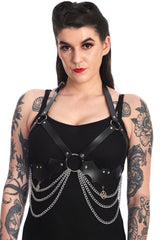 DEVIKA CHAIN HARNESS -Black-One Size-EU