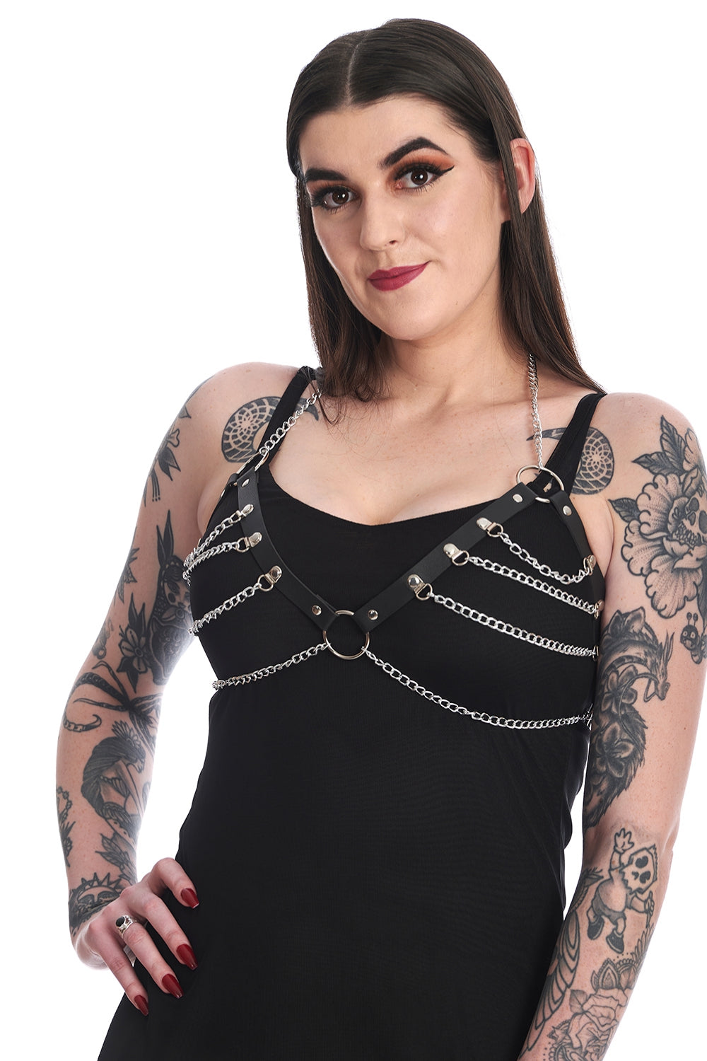 SARAI CHAIN HARNESS-Black-One Size-EU