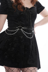 BRYONY CHAIN BELT-Black-One Size-EU