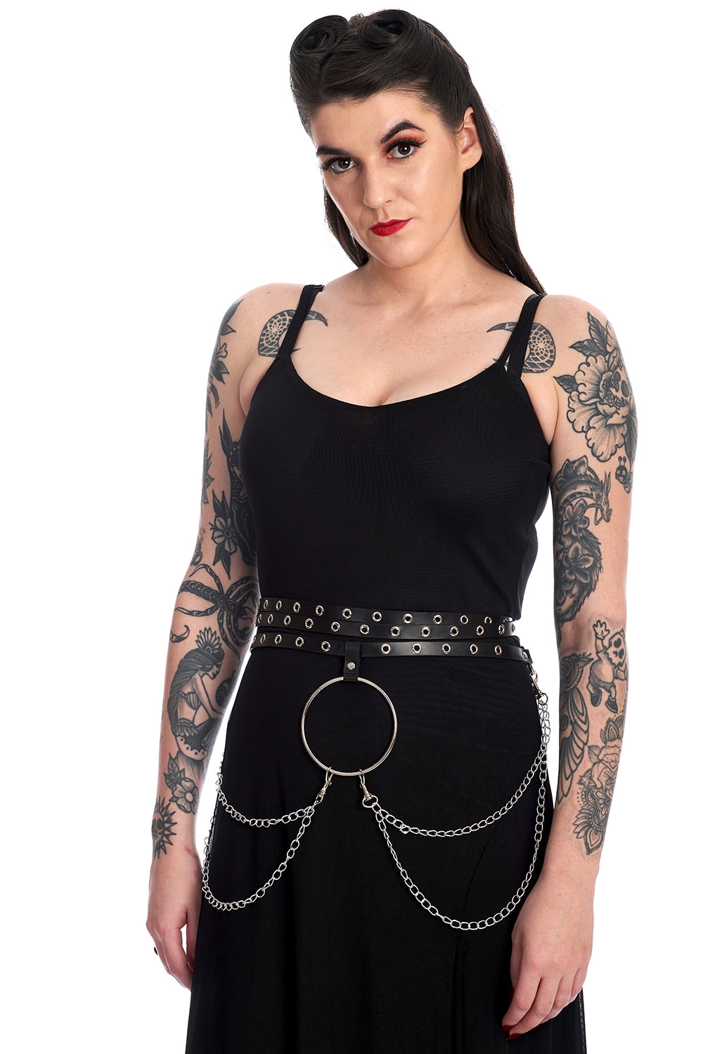 APOLLYON CHAIN BELT-Black-One Size-EU