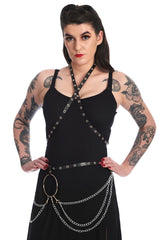 APOLLYON CHAIN BELT-Black-One Size-EU